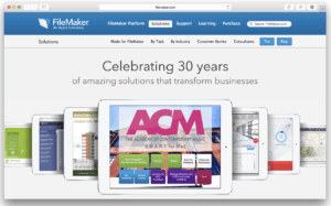 FileMaker.com Celebrating 30 years of amazing solutions that transform businesses.